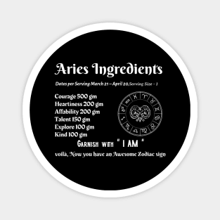 Aries Ingredients Magnet